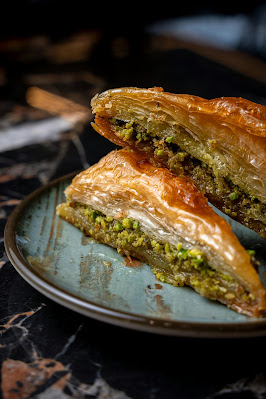 Authentic Baklava with crispy layers, nuts, and syrup | Zaika Menu