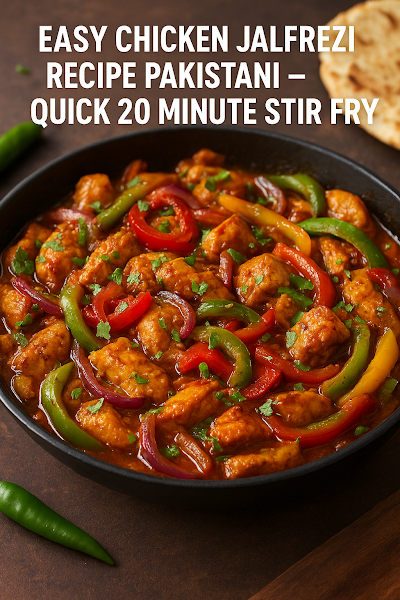 Chicken Jalfrezi Recipe – Spicy Restaurant Style Chicken
