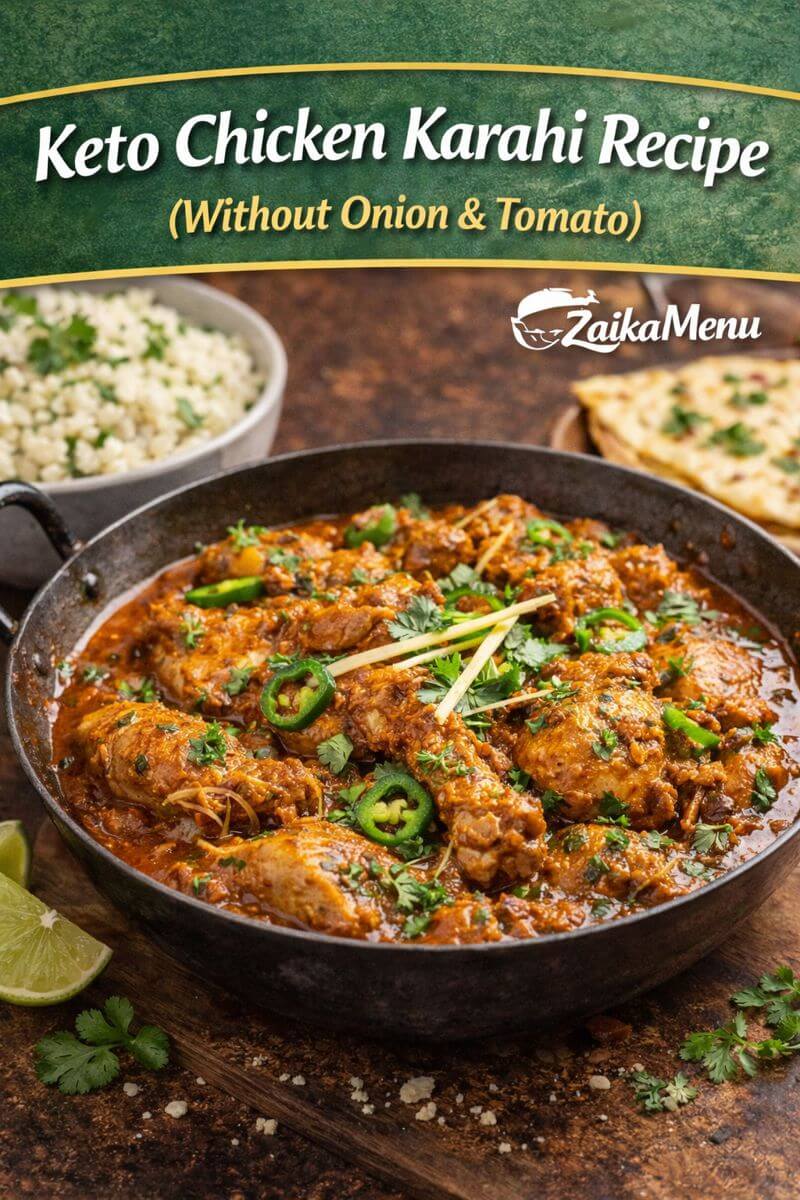 keto chicken karahi without onion and tomato pakistani style