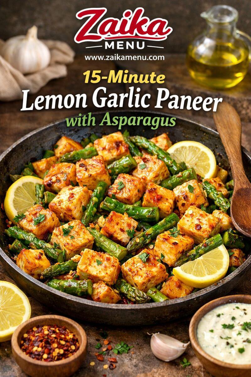 15-Minute Lemon Garlic Paneer recipe photo