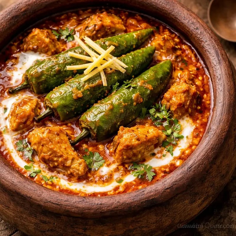 Step-by-step Chicken Achar Gosht Recipe in Clay Pot by Zaika Menu