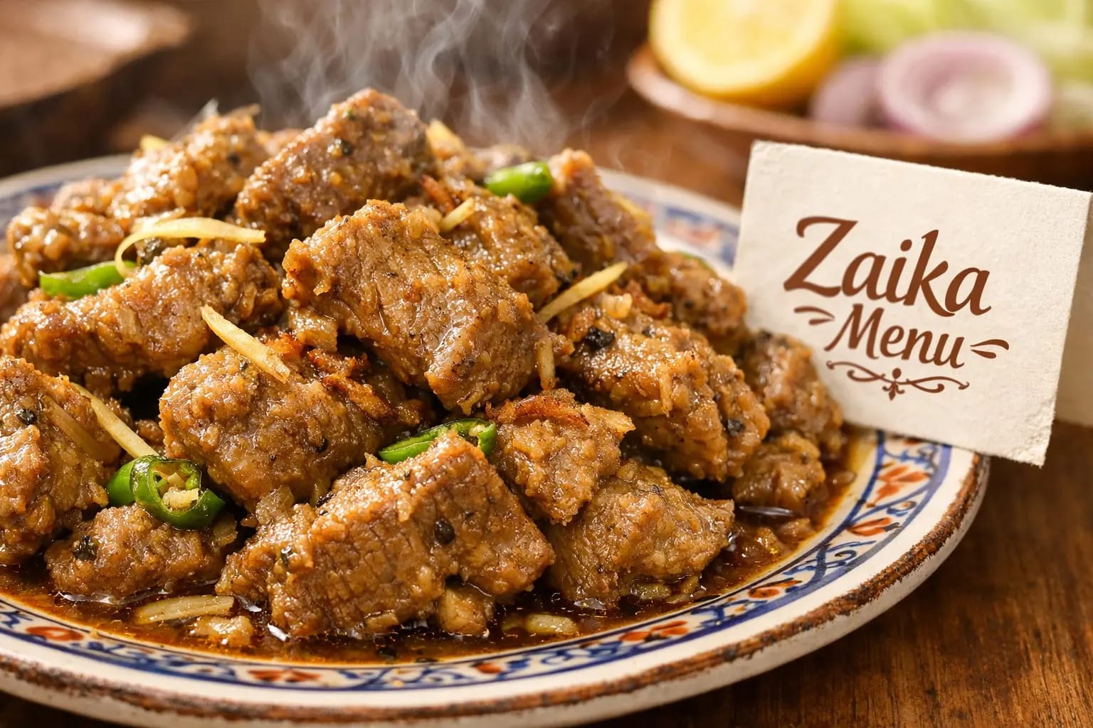 How to make mutton soft and juicy for Namkeen Gosht - Zaika Menu